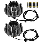 Pair 4WD Front Wheel Hub for Ford F250-F550 (1999–2004) 515057 BR930421 8 Lug ABS