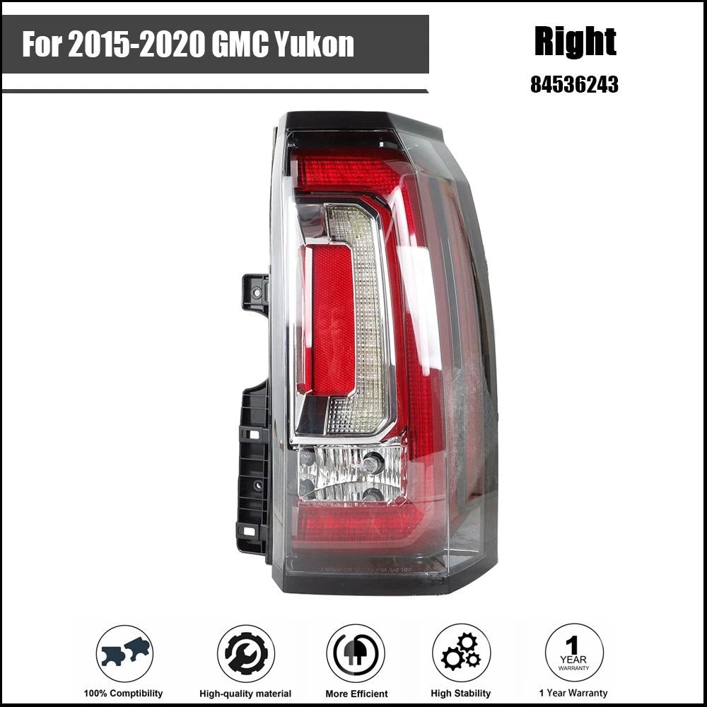 Tail Light Assembly Set for GMC Yukon (2015â2020) Rear Right Side