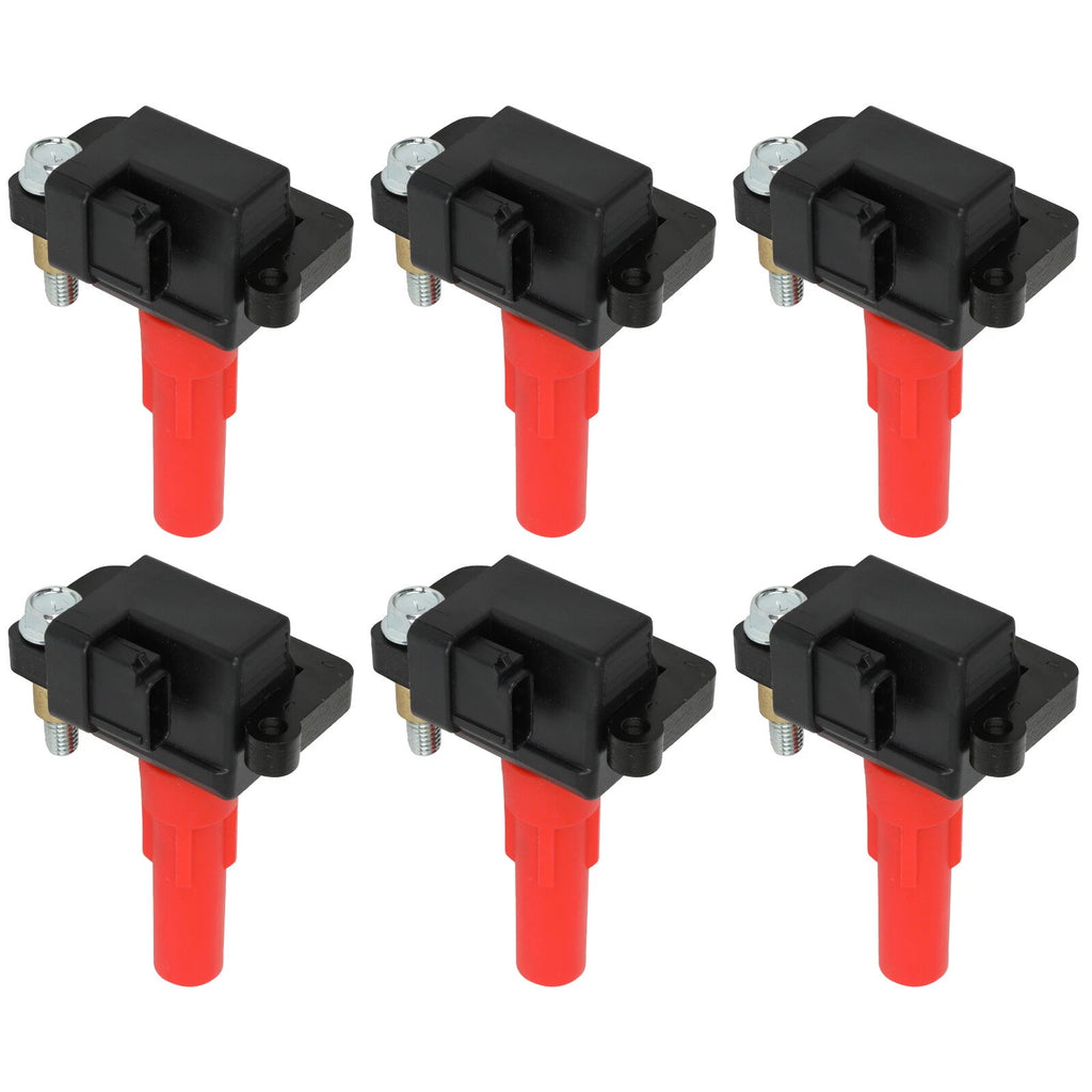 Set of 6 Ignition Coils for Subaru Tribeca, Outback, Legacy (2010–2019)