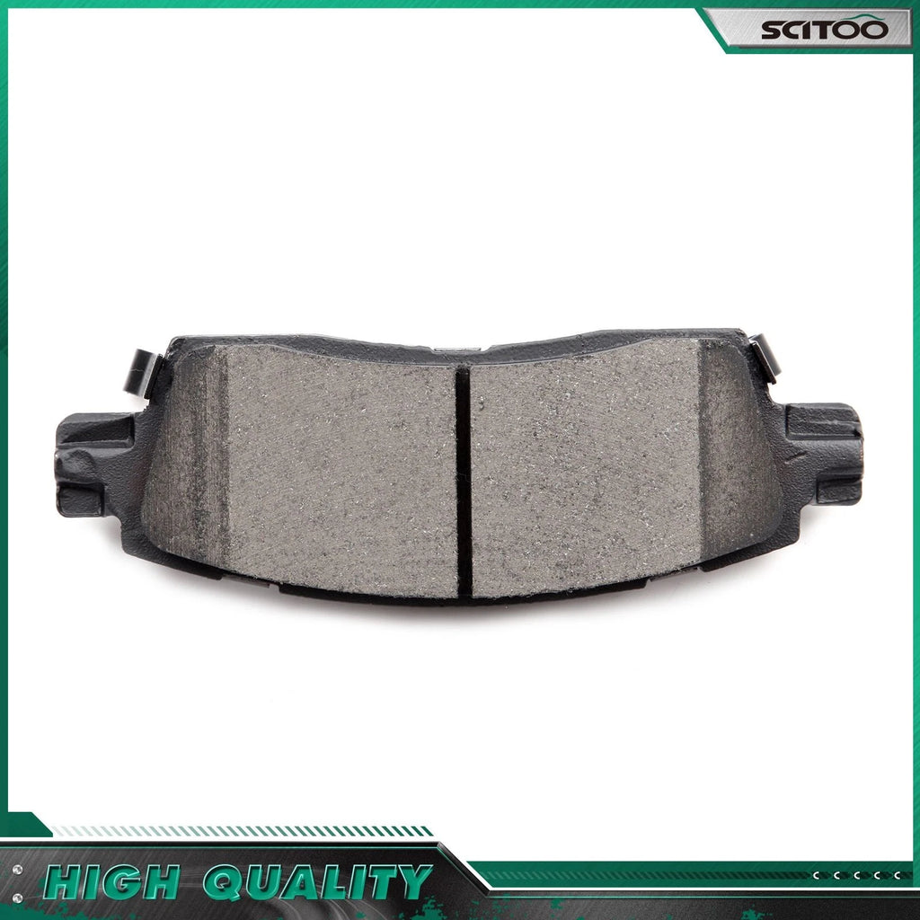Rear Brake Calipers w/ Ceramic Pads for Chevy Trailblazer GMC Envoy (2002–2009)