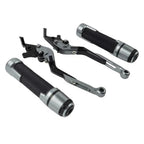 Folding Extendable Brake Clutch Levers & Handlebar Grips for Suzuki GSR750