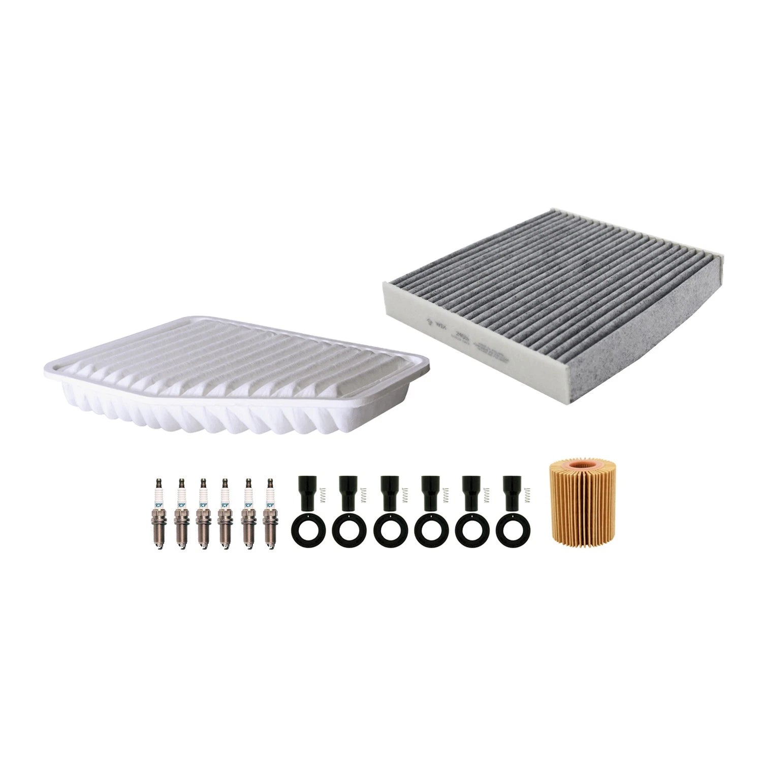 Tune Up Kit with 6 NGK Spark Plugs & Boots for Lexus GS300 GS450h (1998–2020)