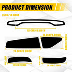 Tail Light & Side Marker PreCut Overlay Vinyl for Dodge Charger (2015–2023)