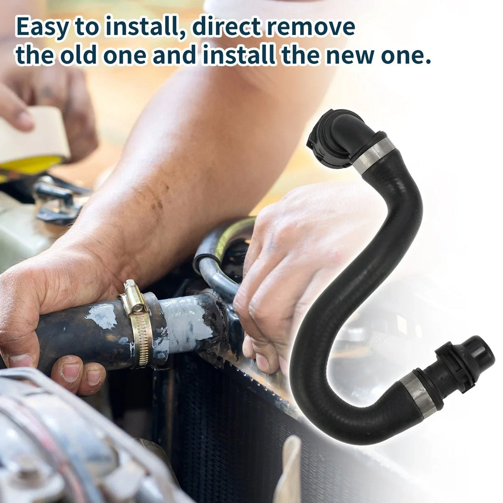 Radiator Hose for BMW 5 Series Black