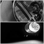 Clear Lens Front Bumper Fog Lights for Toyota Prius C (2012–2014)