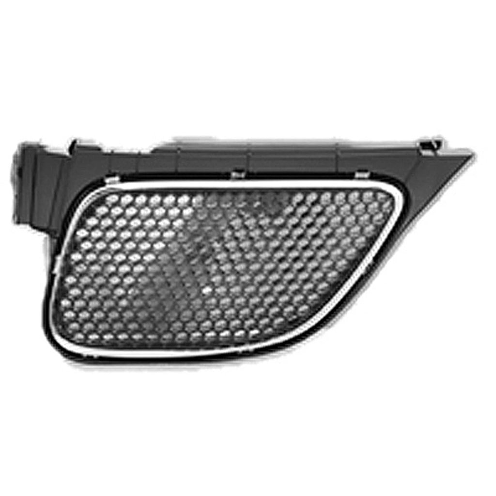 Replacement Gray Chrome/Matte Plastic Driver Side Upper Grille