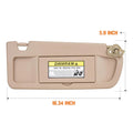 1 Pair Sun Visor for Honda Civic (2006–2011) Left & Right Beige