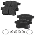Rear Brake Disc Rotors and Pads Kit for Honda Accord (2008–2017)