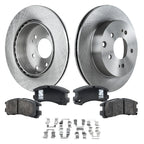 Brake Disc Rotors and Pads Kit for Mitsubishi Galant (2009)