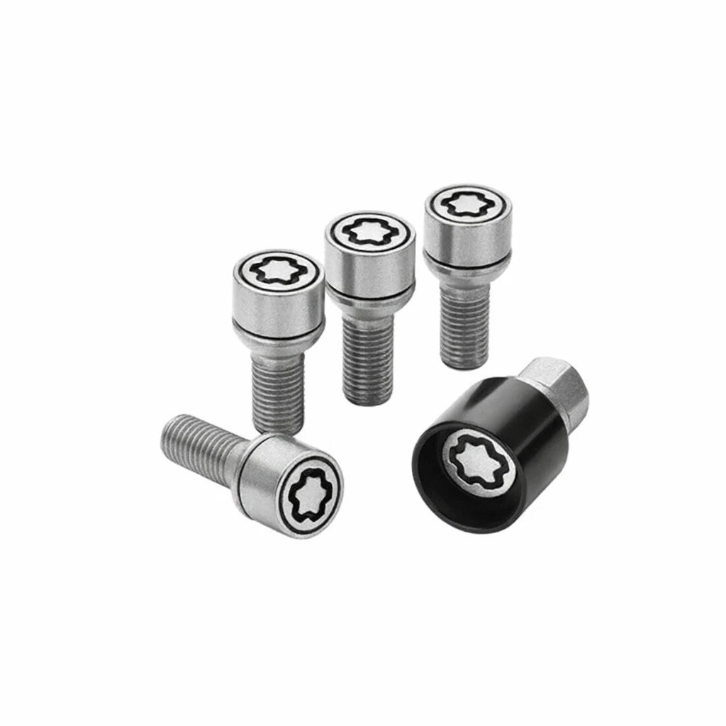 Set of 4 Wheel Locks for Mercedes-Benz E350, C300, CLS550, E550 (66470155)