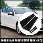 Set of 4 Door Cover Panel Trim Pillar Posts Stickers for Mercedes-Benz CLS 