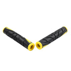 Yellow Universal Motor Brake Clutch Lever Grips Rubber Sleeve Cover