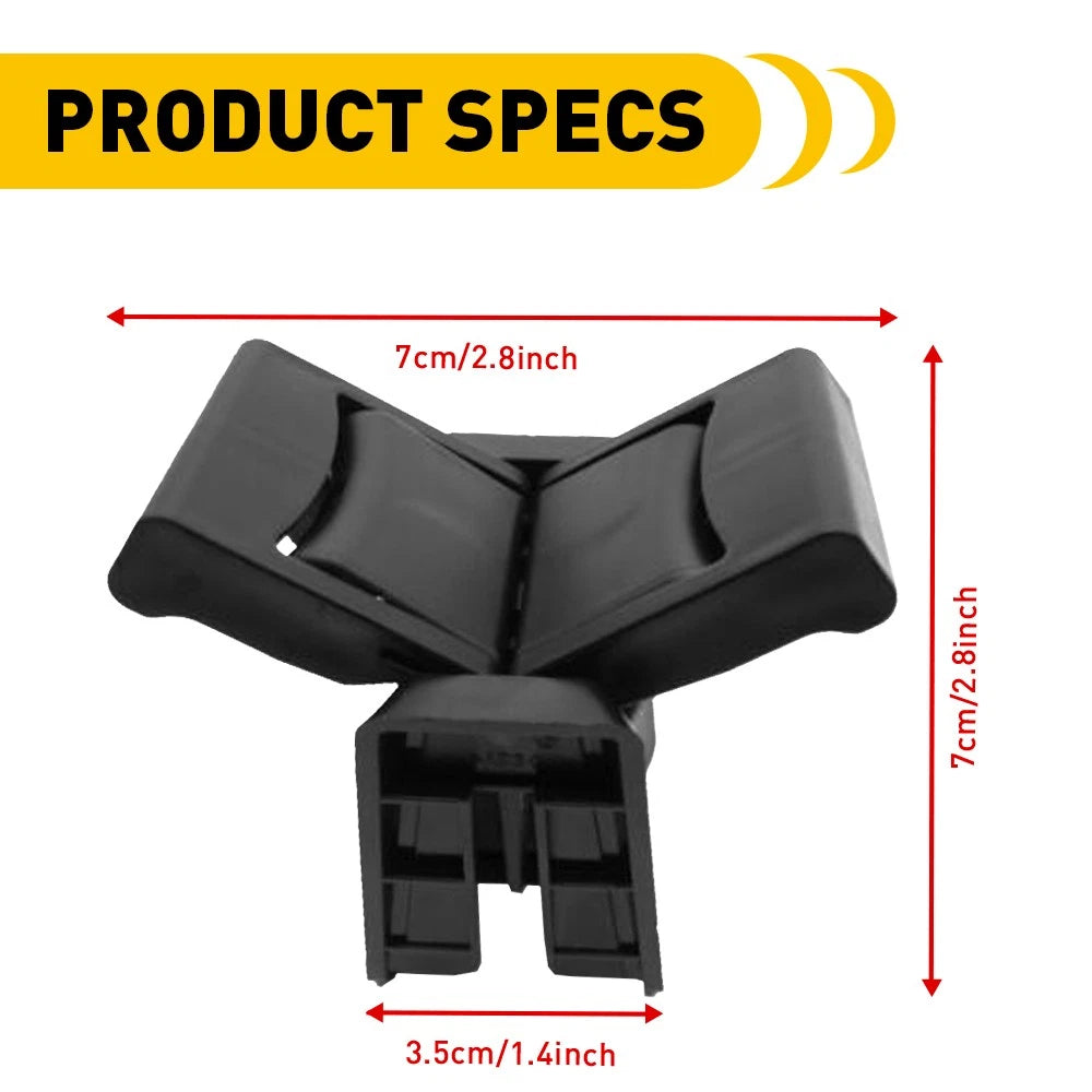 Set of 2 Console Cup Holder Insert Dividers for Toyota Highlander (2014–2019)