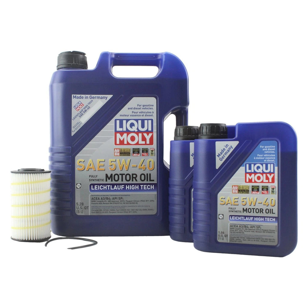 Oil Change Kit 7L Liqui Moly Leichtlauf 5W-40 for Mercedes M272 (2004–2015)