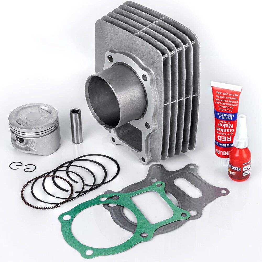 Top End Kit Cylinder Piston Gaskets for Honda Recon 250 TRX250 (2002–2004)