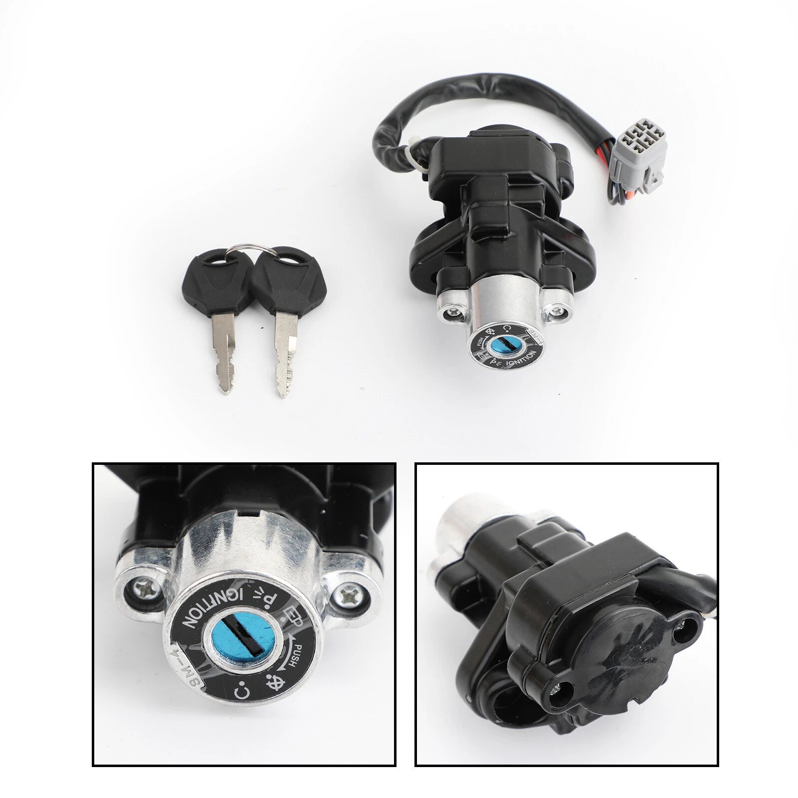 Ignition Switch Lock & Keys Kit for Suzuki GSF650 DL650 GSF1200 GSF1250 DL1000 (2000–2023)