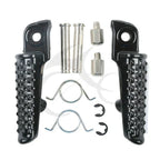 Driver & Passenger Footrests Pegs for Honda CBR1000RR (2008-2016) Black