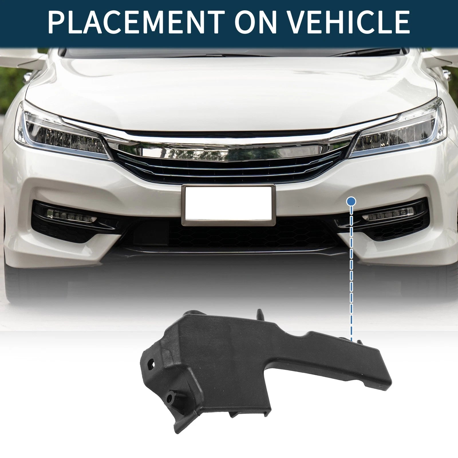1pc Left Front Bumper Retainer Bracket No. 8E0807283E for Audi A4 (2004–2008)