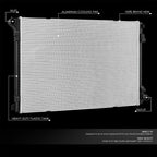 Aluminum Radiator for Volkswagen Atlas Cross Sport 2.0L Turbo (2018–2023) DPI 13756