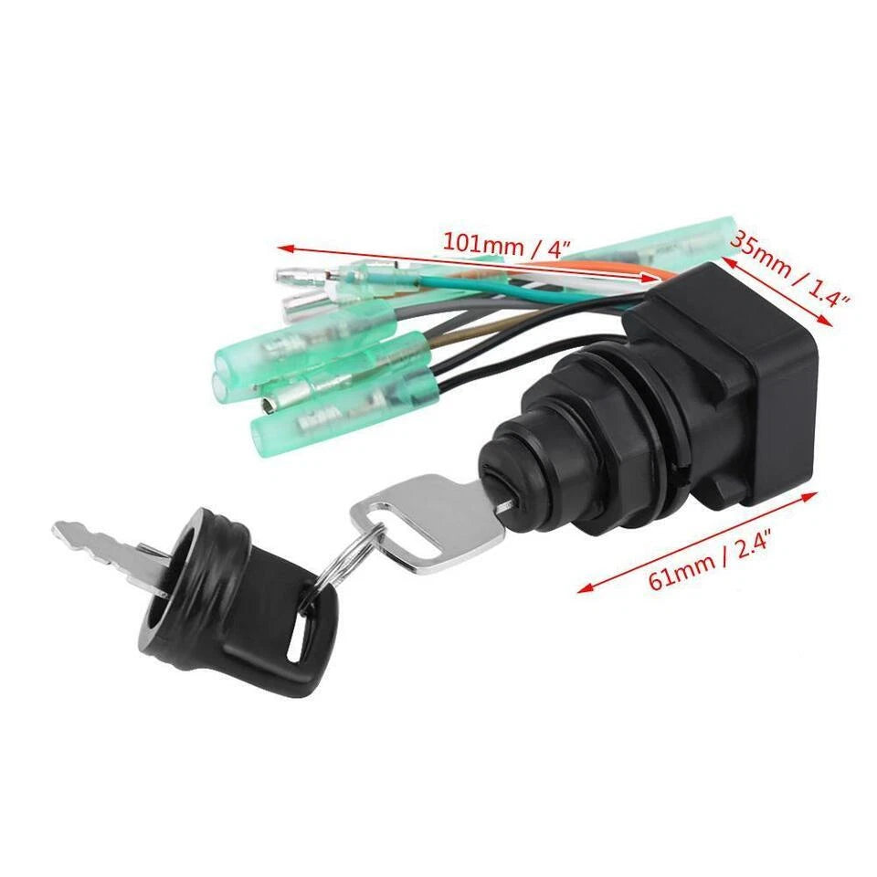 Ignition Key Switch for Suzuki Outboard 25-225 HP