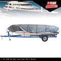 Jon Boat Cover for Jon Boat (12ft x 56in) Waterproof Trailerable Grey