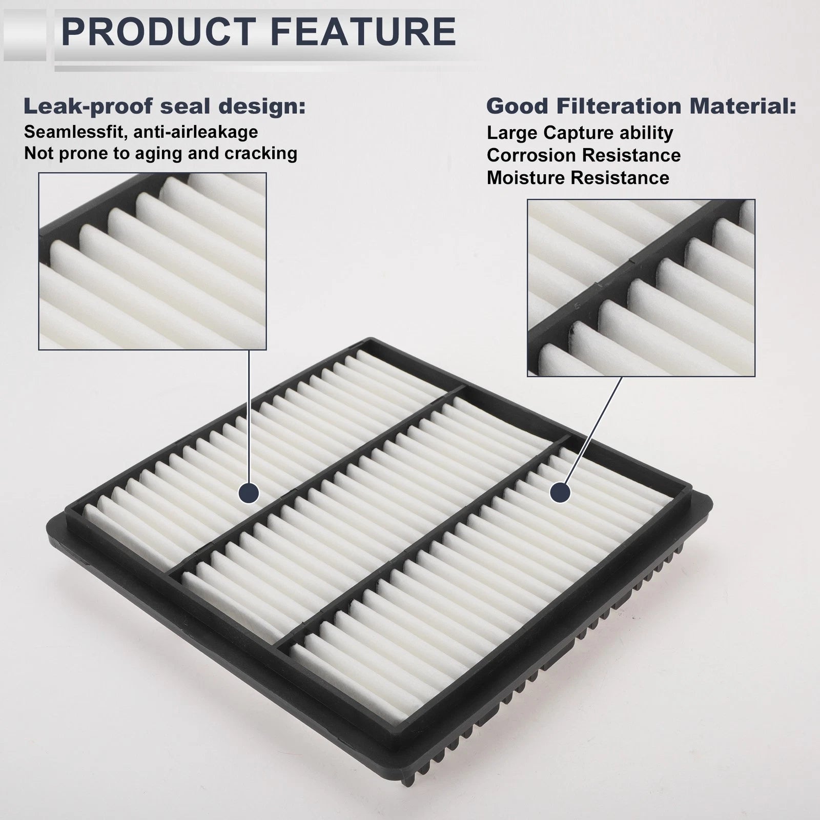 Car Engine Air Filter MD620456 for Mitsubishi Diamante 3.0L (1992–1996)