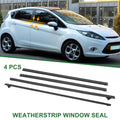 Set of 4 Weatherstrip Window Seal No.DK5150650C for Ford Fiesta (2009–2013)