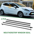 Set of 4 Weatherstrip Window Seal No.DK5150650C for Ford Fiesta (2009–2013)