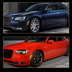 LED Amber Lens Front Side Marker Light Set for Chrysler 300 (2015-2023)