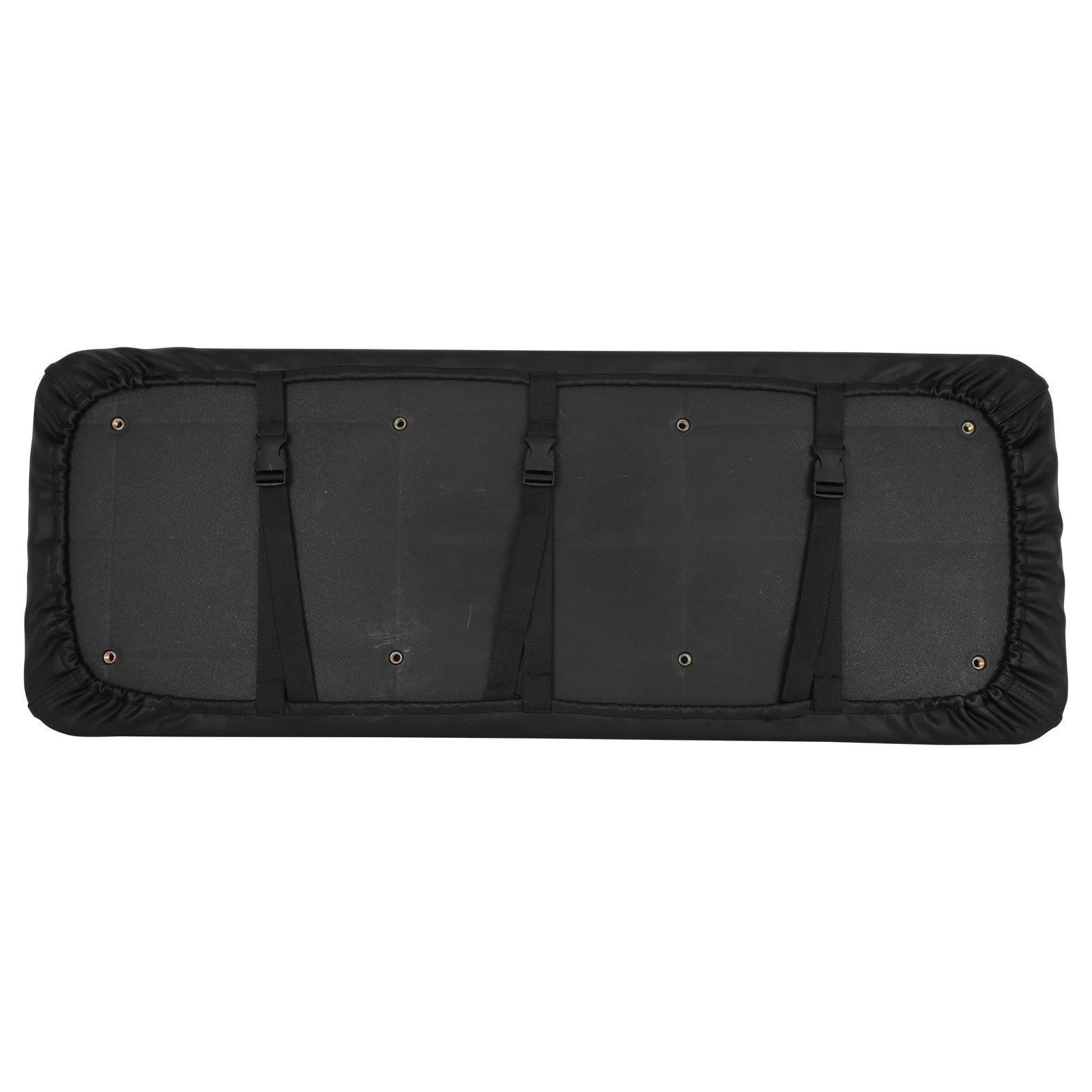 Universal Vinyl Golf Cart Seat and Back Cushion Covers Black