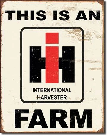 Vintage Replica Tin Metal Sign for IH International Harvester (1279)
