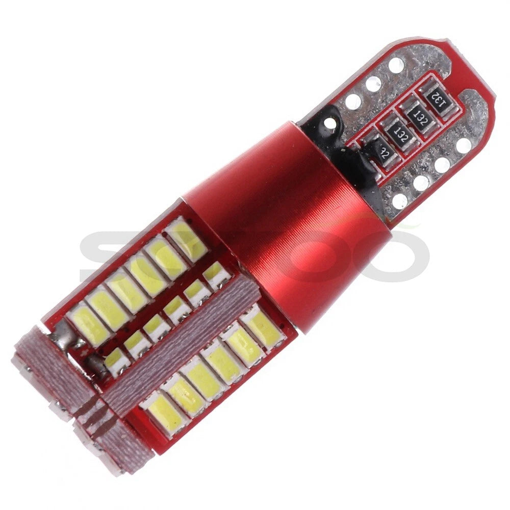 20pcs T10/T15 Canbus Error Free 57SMD LED License Plate Light Bulbs for Cars