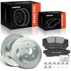 Front Drilled Brake Rotors & Ceramic Pads for Toyota Camry/Lexus (2018-2023)