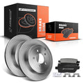 Rear Disc Brake Rotors & Ceramic Pads for Ford Edge Lincoln MKX (2007–2010)