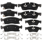 Set of 8 Ceramic Brake Pads for Dodge Durango (2011-2020)