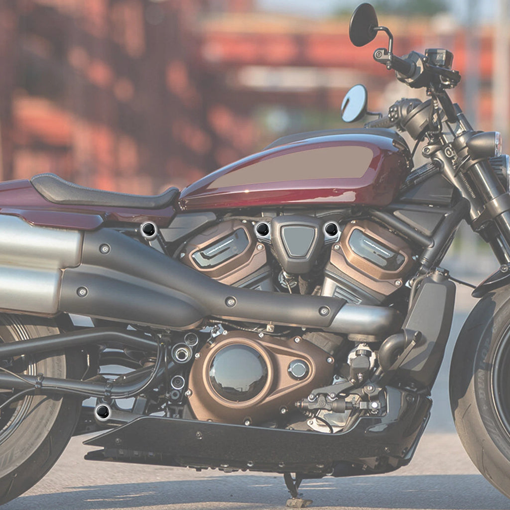 Chrome Engine Bolt Head Topper Cover for Harley Sportster S (2021–2024)