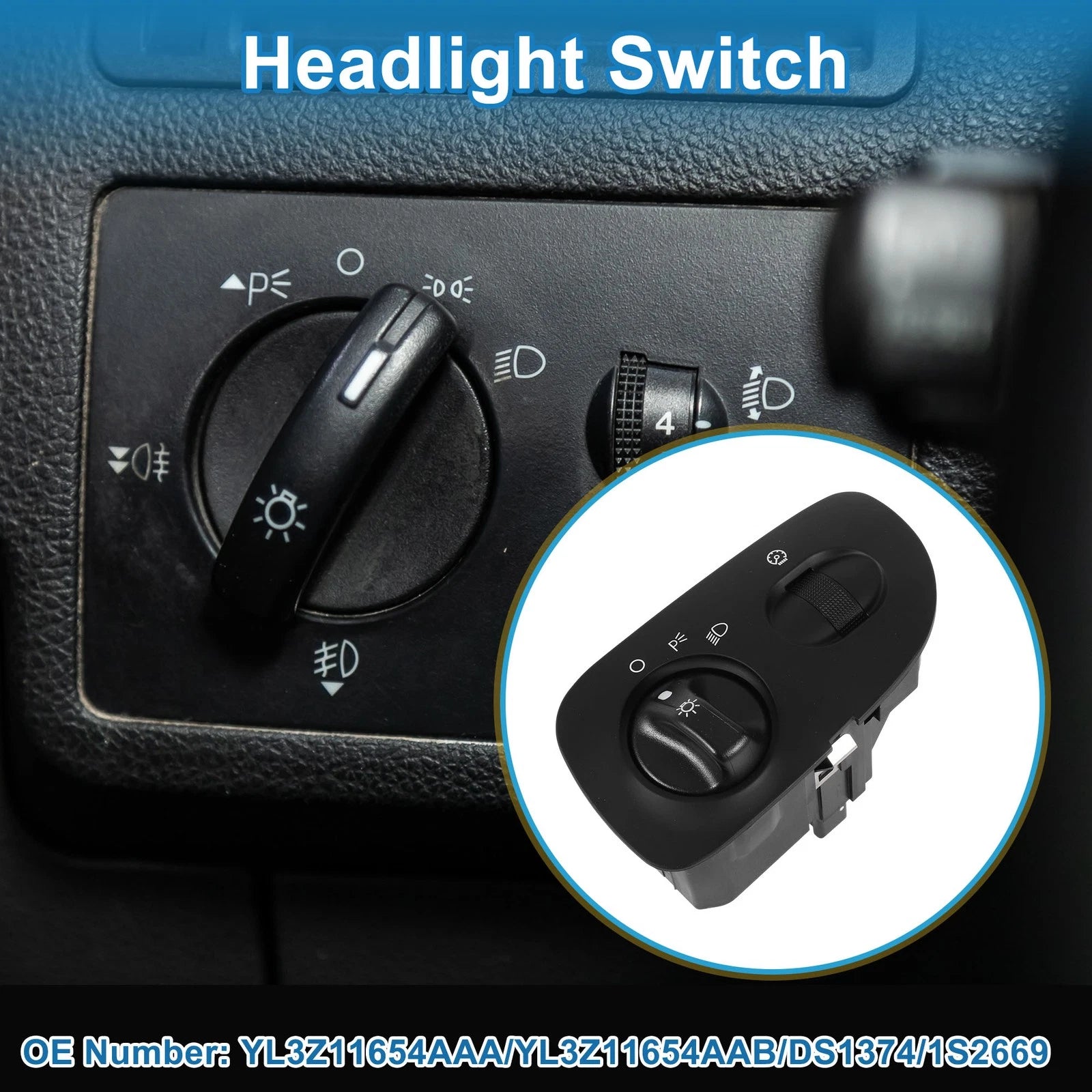 Headlight Switch for Ford F-150 (2000–2003) No.YL3Z11654AAA
