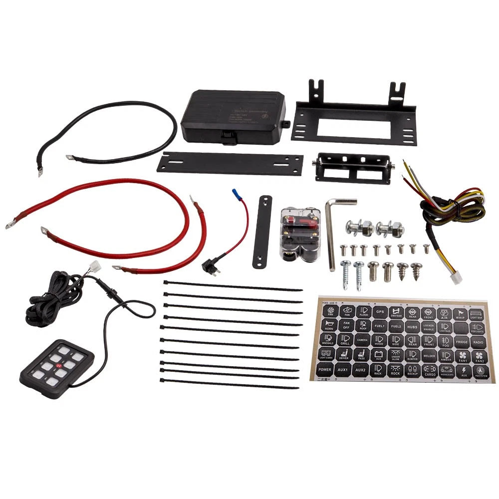 8 Gang Rocker Switch Panel for Off-Road UTV ATV Boat (LED)