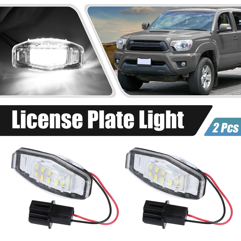 2 x LED License Plate Light Assembly for Honda Accord & Acura (2013-2017)