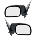 Set of 2 Manual Folding Mirrors for Ford F-250 Super Duty (1999–2010)