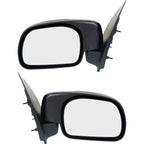 Set of 2 Manual Folding Mirrors for Ford F-250 Super Duty (1999–2010)