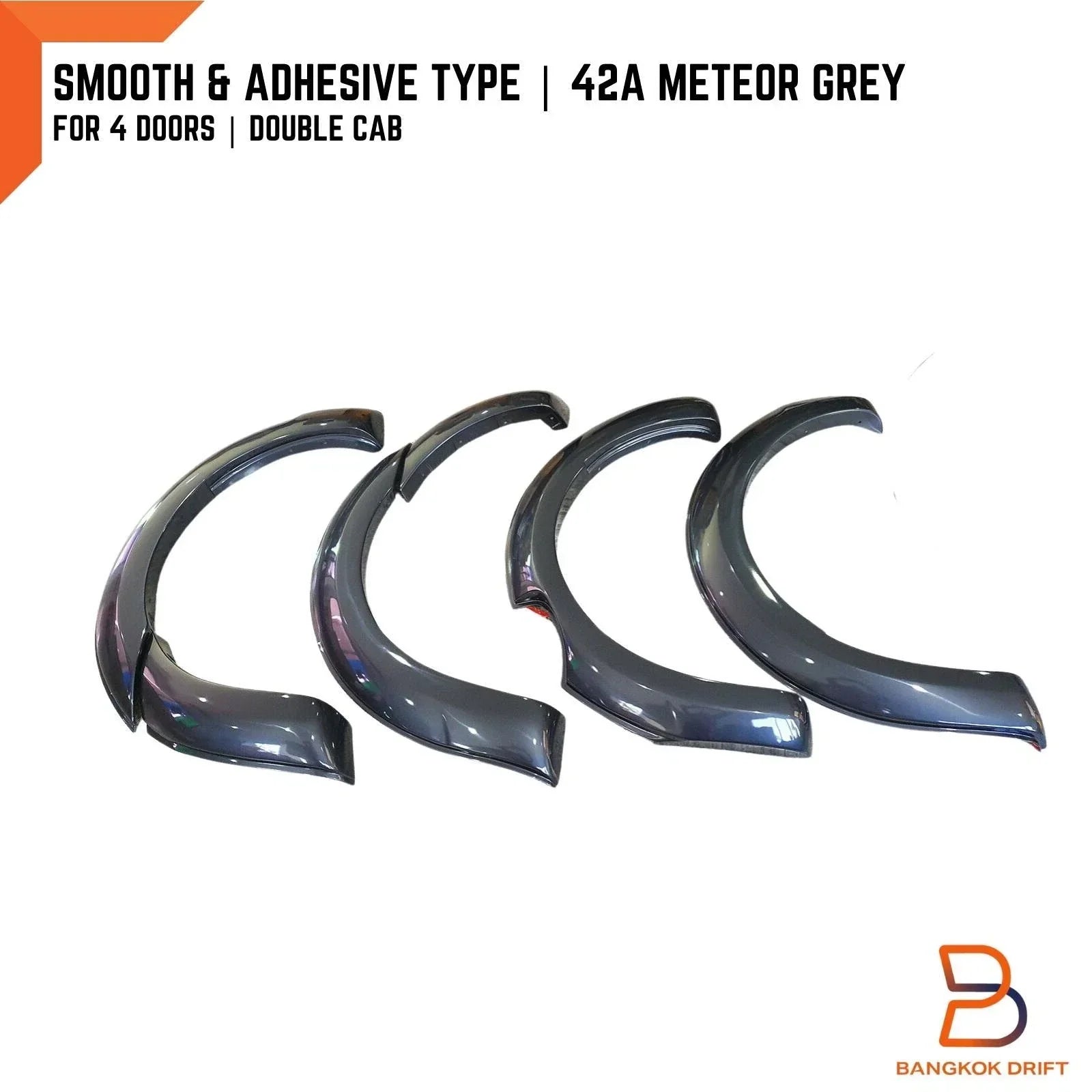 42A Fender Flares for Ford Ranger PX2 Dual Cab 2015-2018