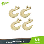 Set of 4 Clevis Slip Hooks 1/2"
