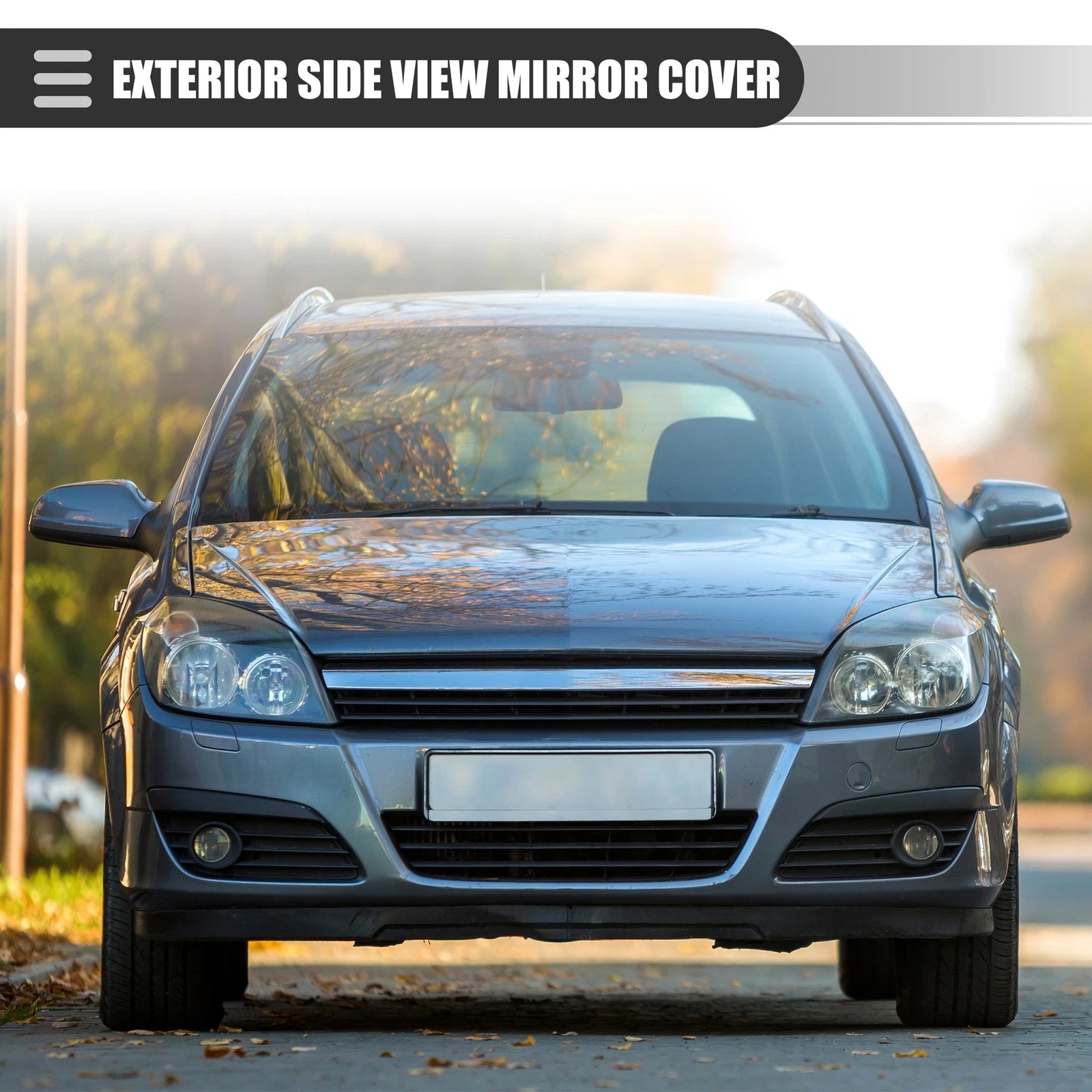 Left Side Mirror Cover Cap for Toyota Yaris (2012–2020) - Orange
