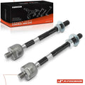 2X Front Inner Side Tie Rod Ends for Hyundai Accent (2012–2017) Kia Rio (2012–2017)