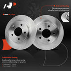 Rear Disc Brake Rotors for Buick LeSabre Pontiac Bonneville (1999–2005)