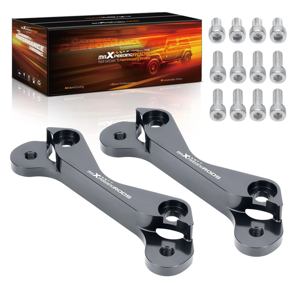 2X Rear Brake Caliper Adapter with Hardware for Subaru Forester (2000–2008)