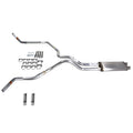 Dual Exhaust Pipe for Tundra (2000–2007) - Stainless Muffler, Corner Exit