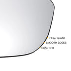 Left Side Heated White Mirror Glass for Nissan Juke (2019–2022)