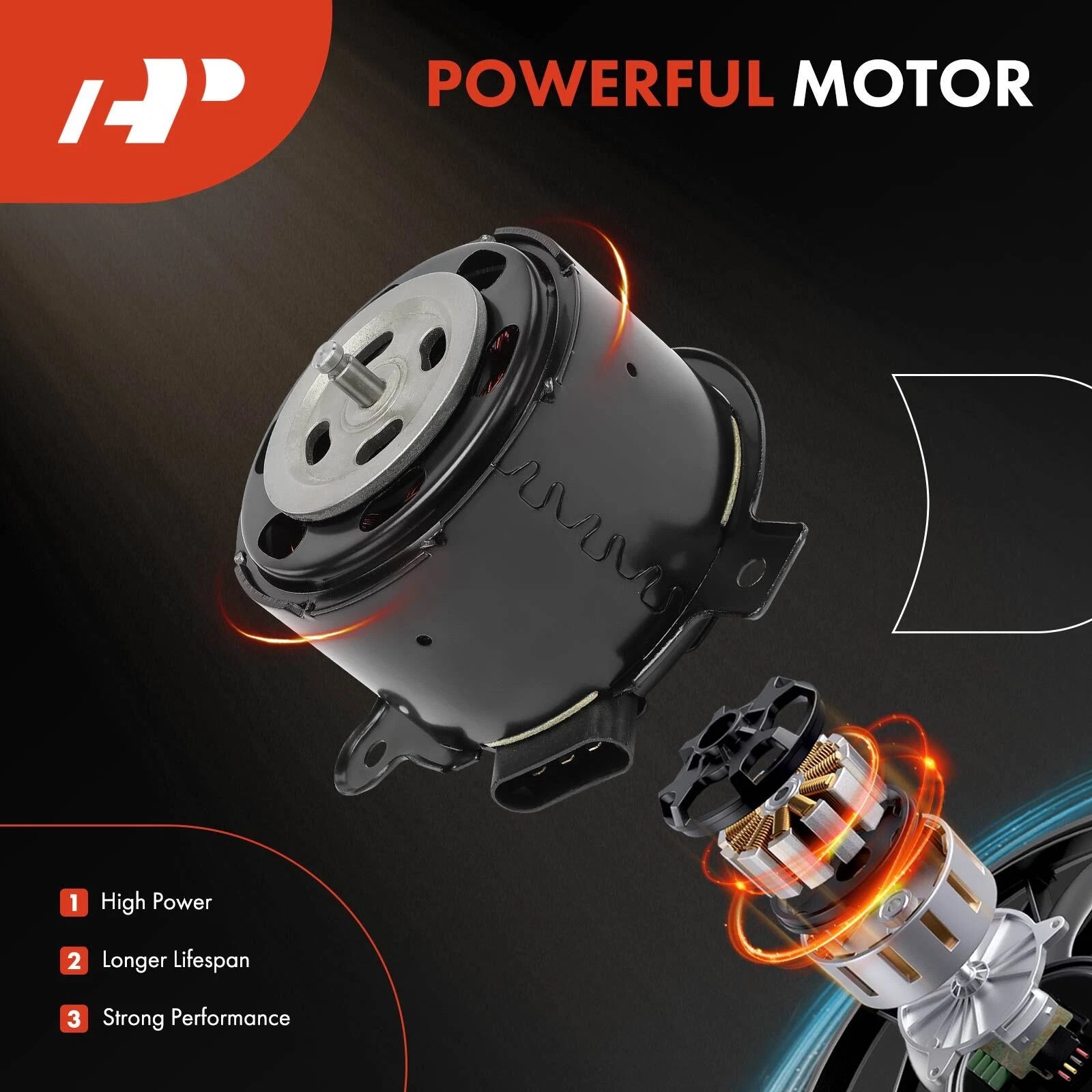 Radiator Fan Motor for Ford Thunderbird Mercury Cougar (1994–1997)
